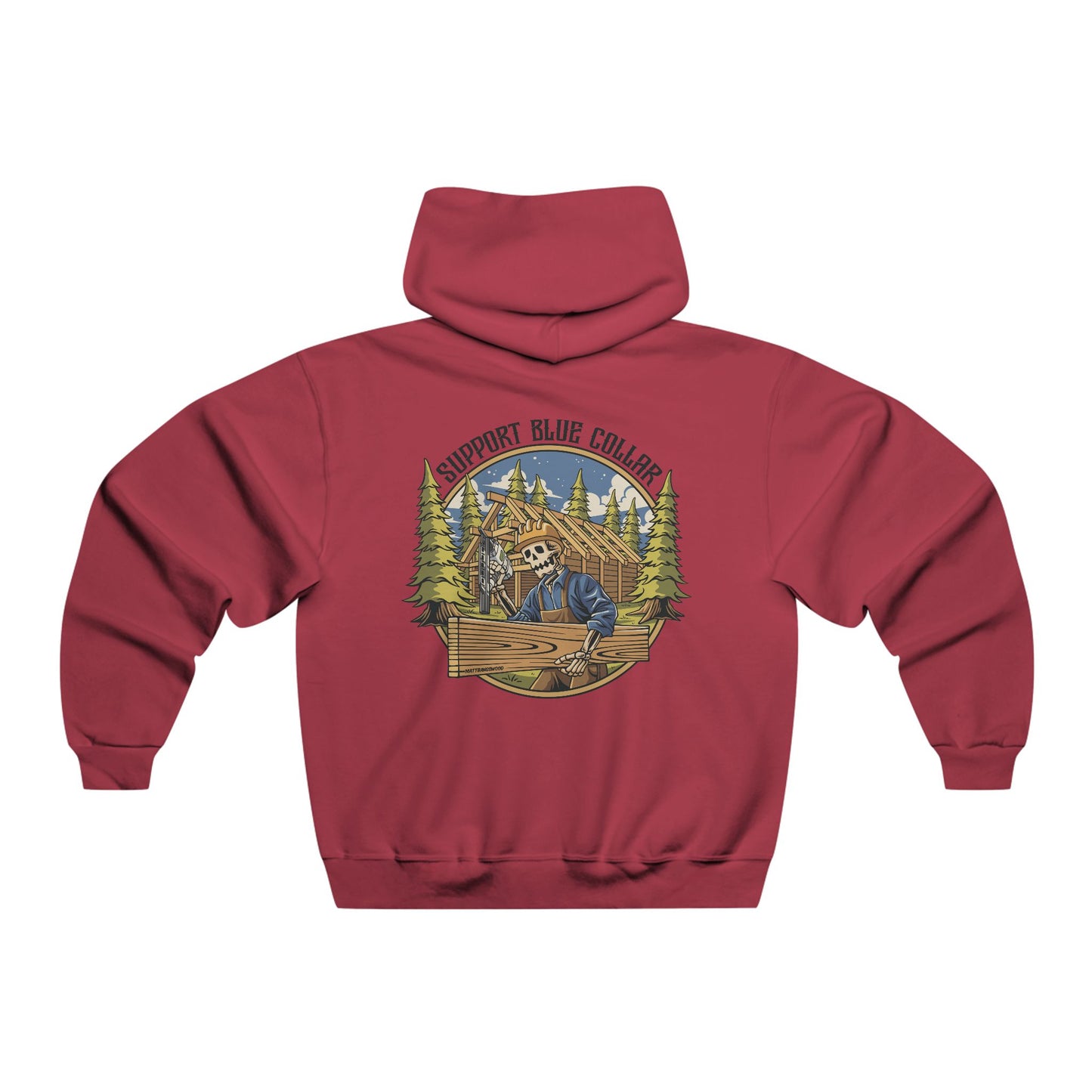 Support Blue Collar Hoodie