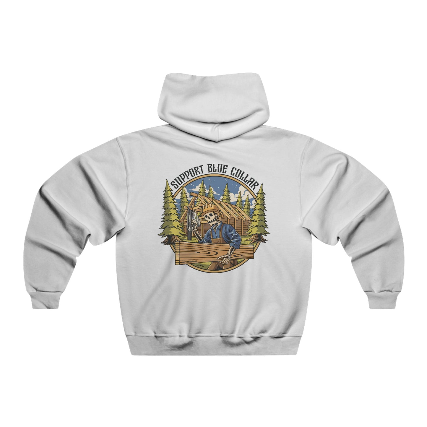 Support Blue Collar Hoodie