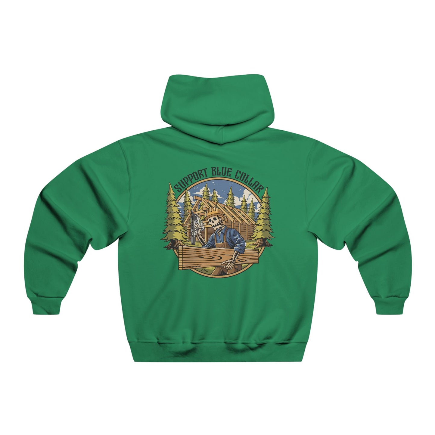Support Blue Collar Hoodie