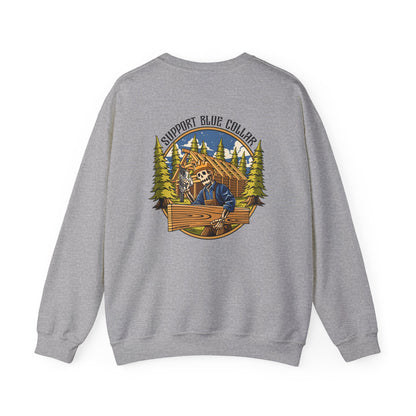 Support Blue Collar Crewneck