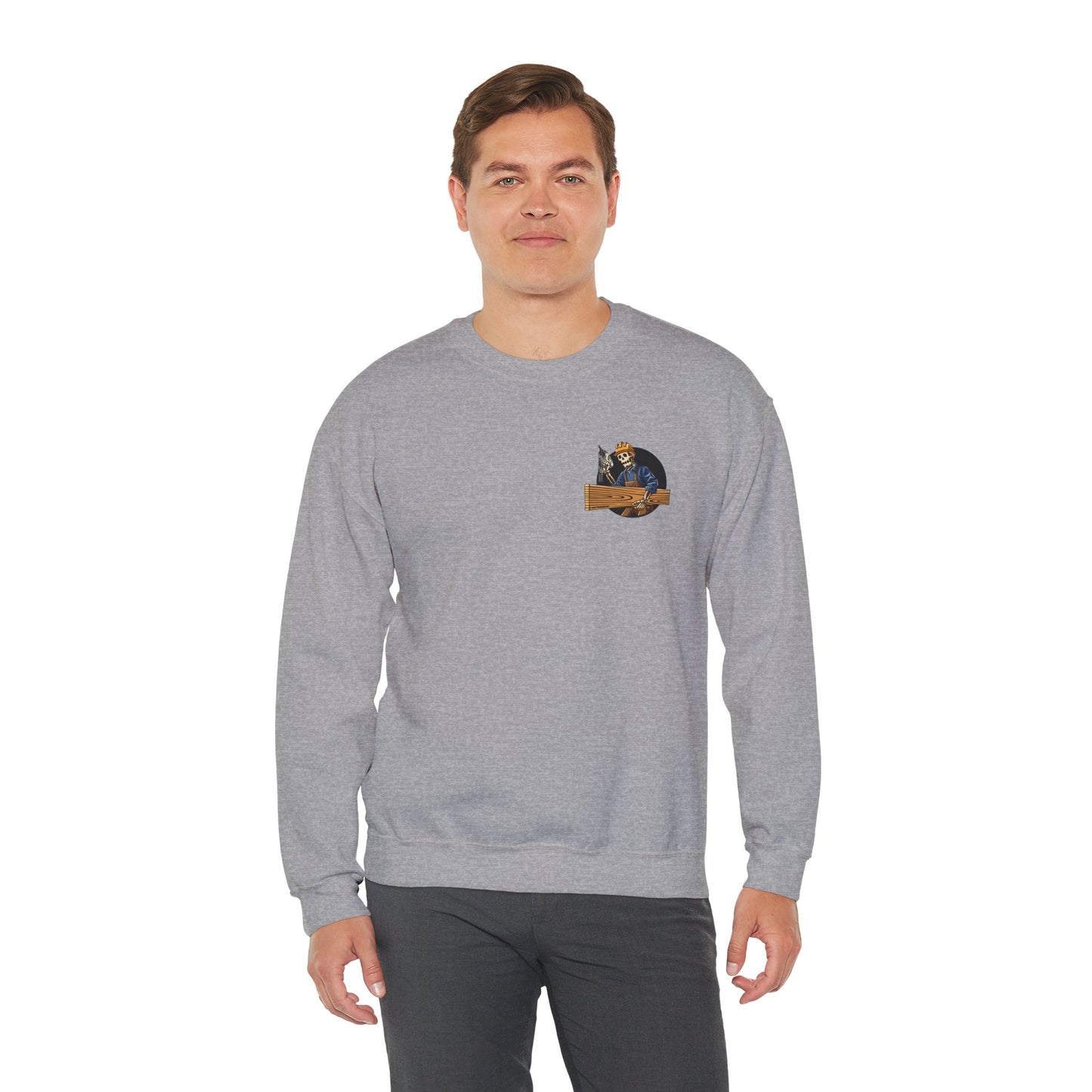 Support Blue Collar Crewneck