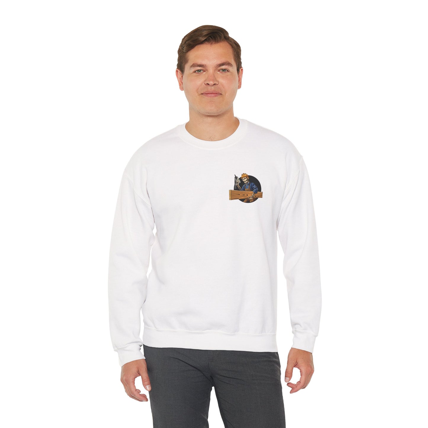 Support Blue Collar Crewneck