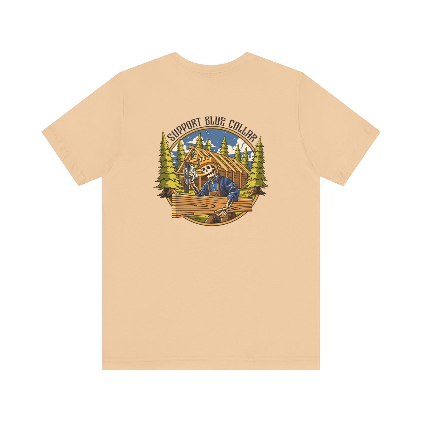 Support Blue Collar Tee