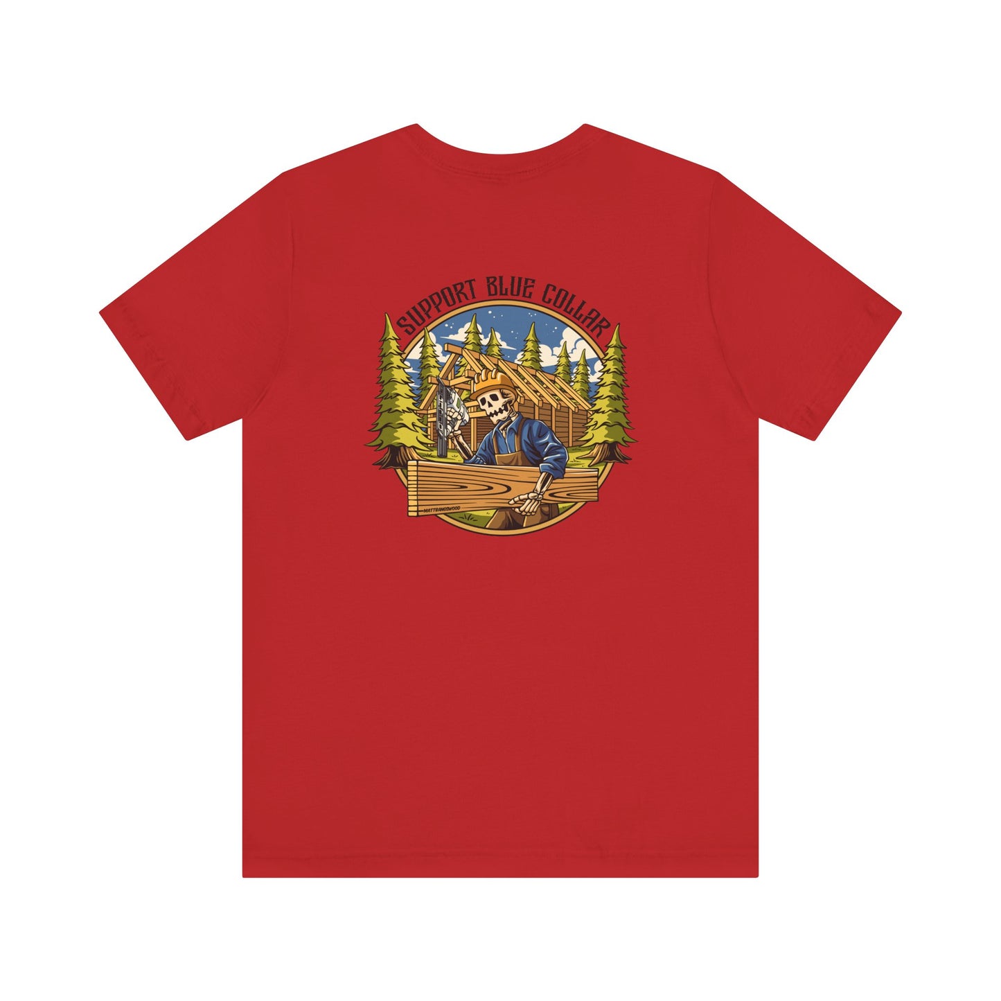 Support Blue Collar Tee
