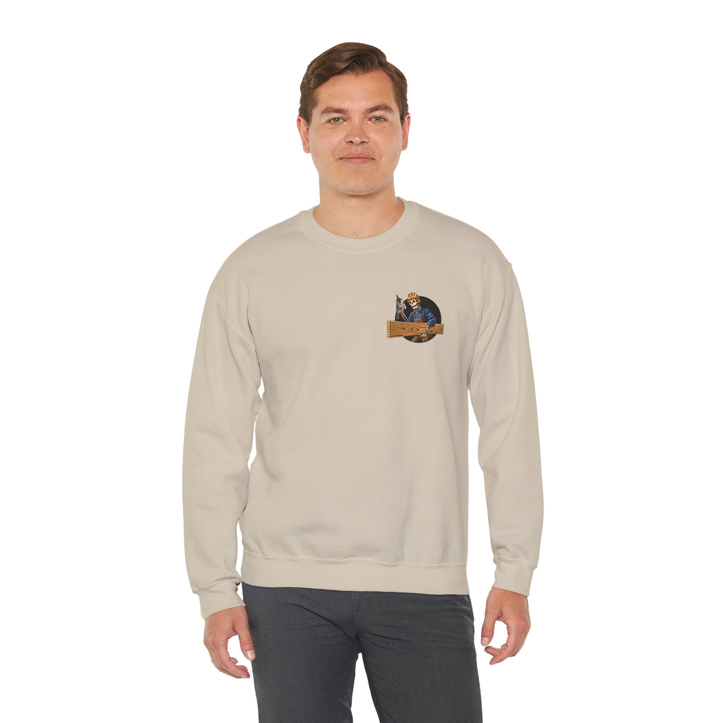 Support Blue Collar Crewneck