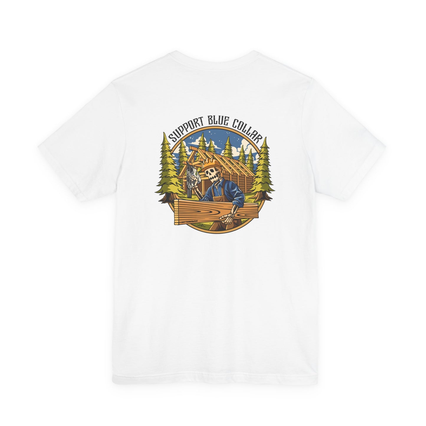 Support Blue Collar Tee