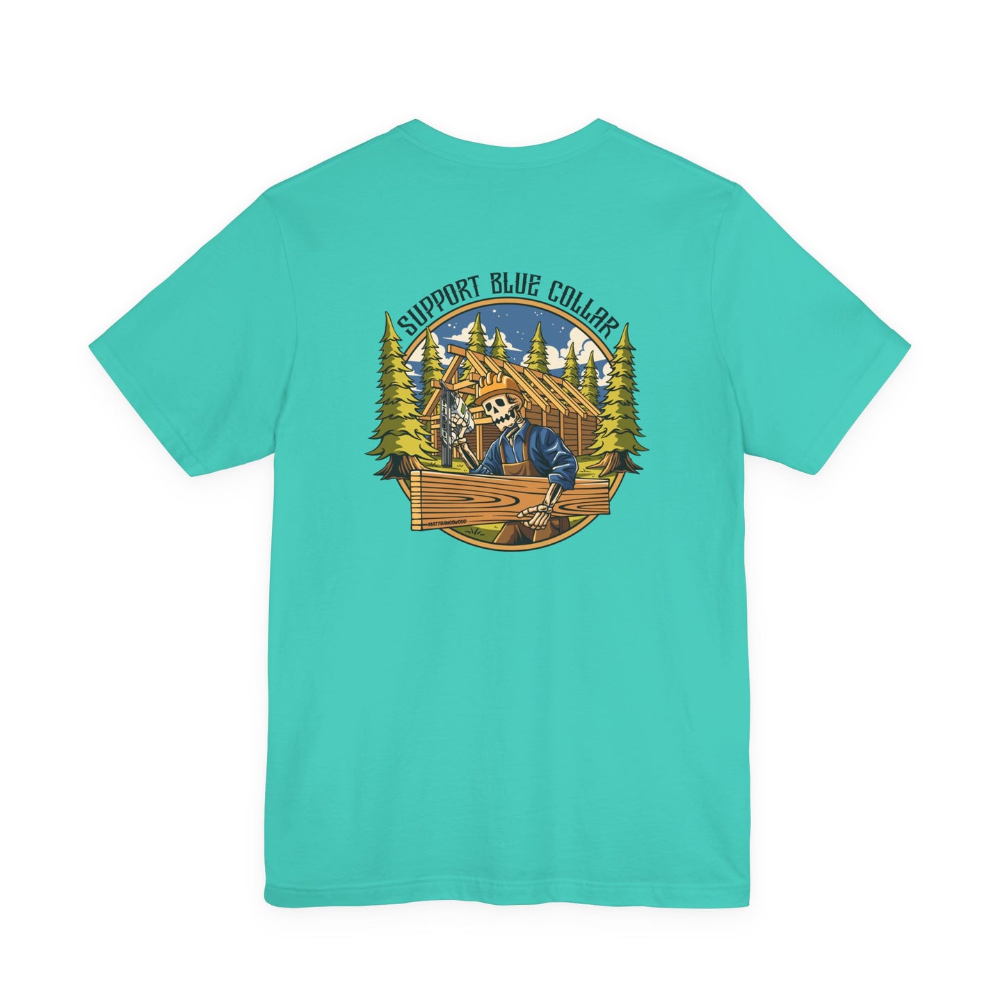Support Blue Collar Tee