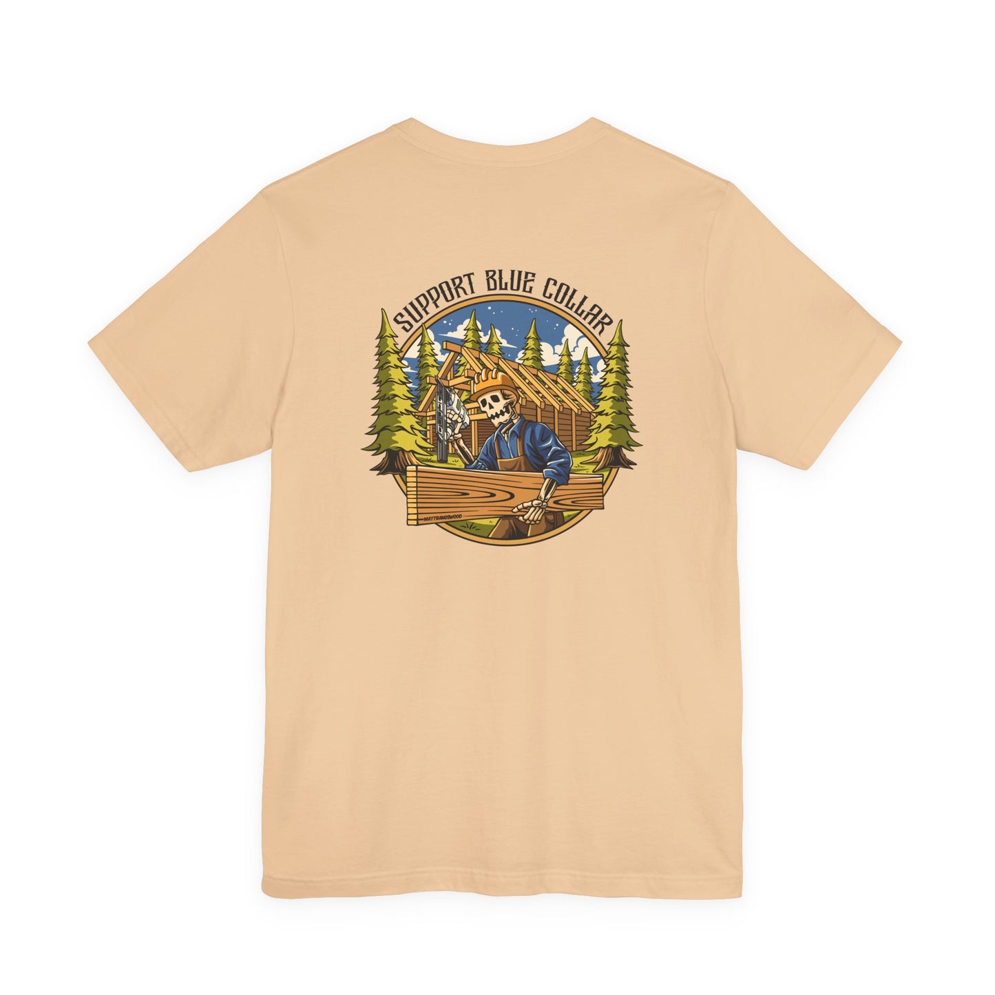 Support Blue Collar Tee