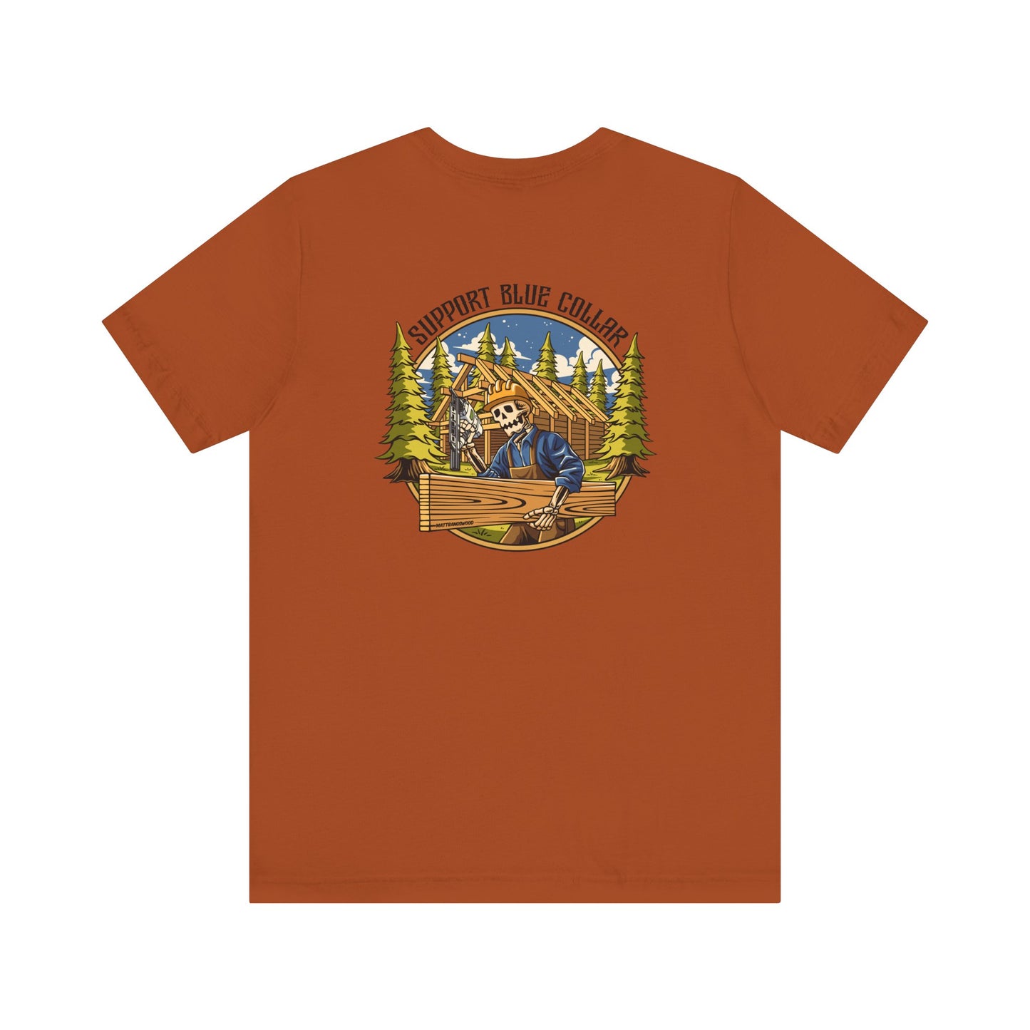 Support Blue Collar Tee