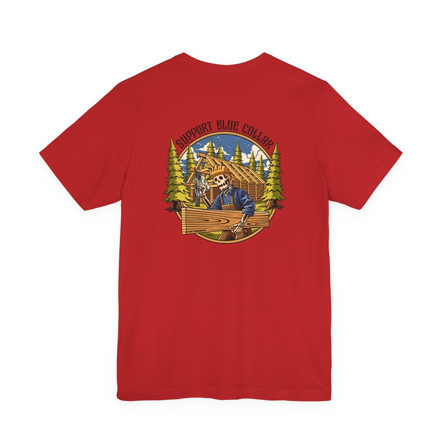 Support Blue Collar Tee