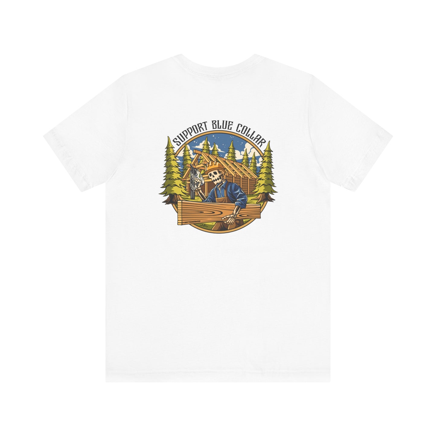 Support Blue Collar Tee
